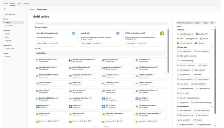 Microsoft Azure AI Widens Model Selection with Llama 2 and GPT-4 Turbo ...